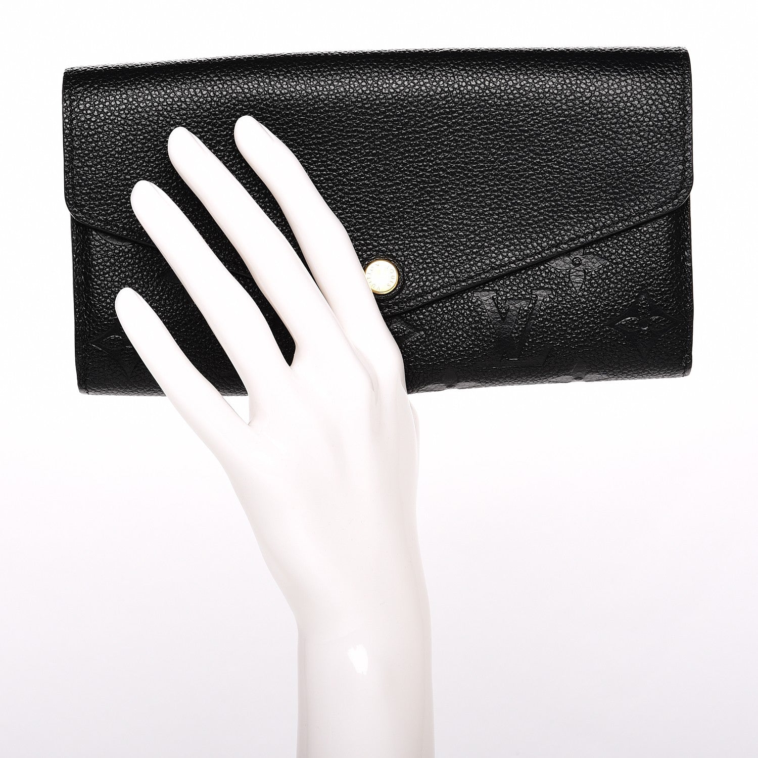 Louis Vuitton Empreinte Sarah Wallet NM Black 2 of 6