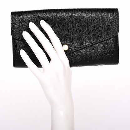 Louis Vuitton Empreinte Sarah Wallet NM Black 2 of 6