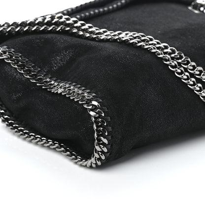 Stella McCartney Shaggy Deer Falabella Fold Over Tote Black 16 of 17