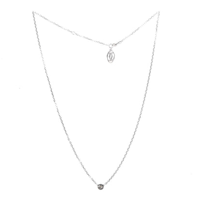Cartier 18K White Gold Diamond SM D'Amour Pendant Necklace 3 of 6