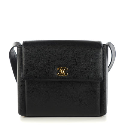 Chanel Caviar Flap Shoulder Bag Black 1 of 9