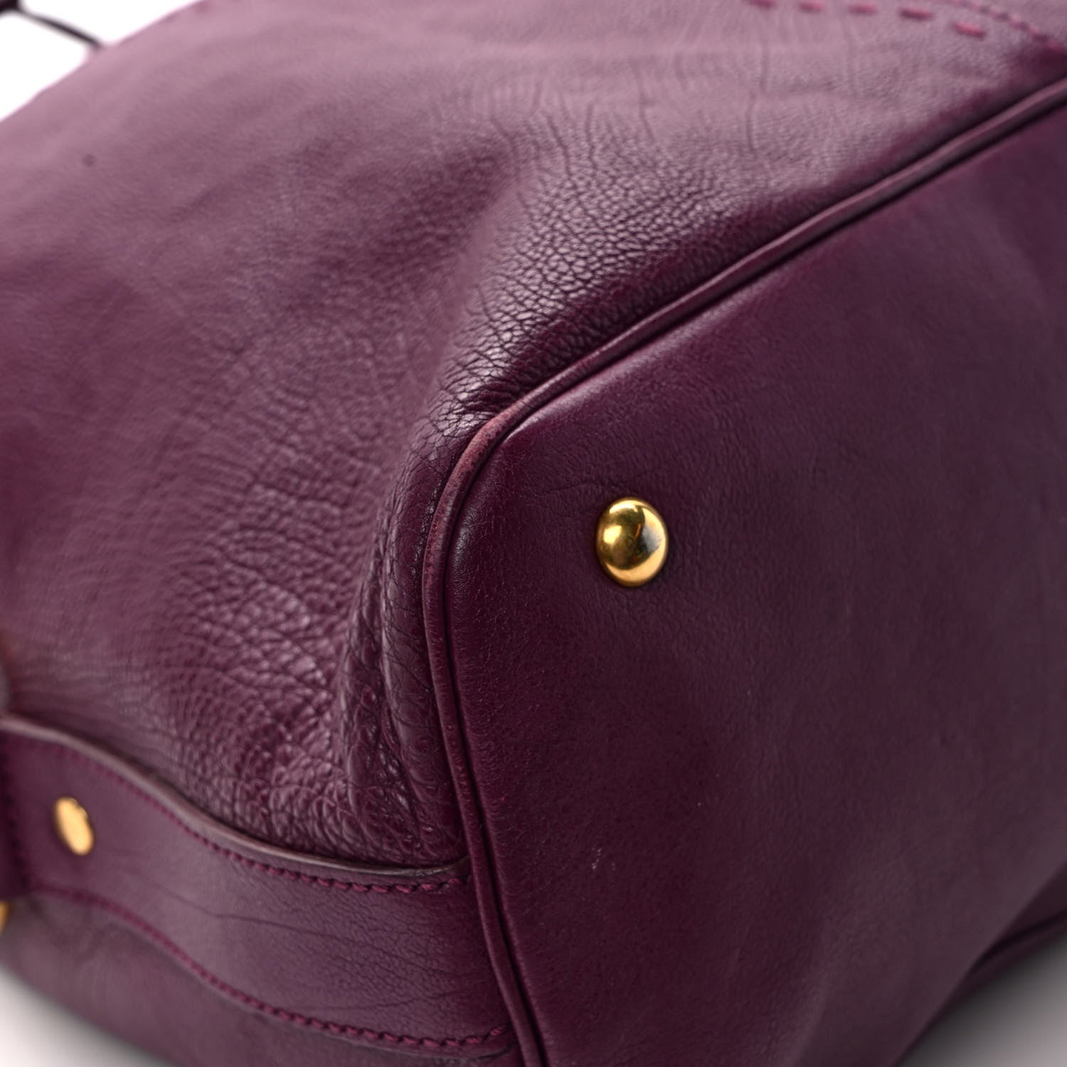 Saint Laurent Calfskin Oversized Muse Purple 7 of 8
