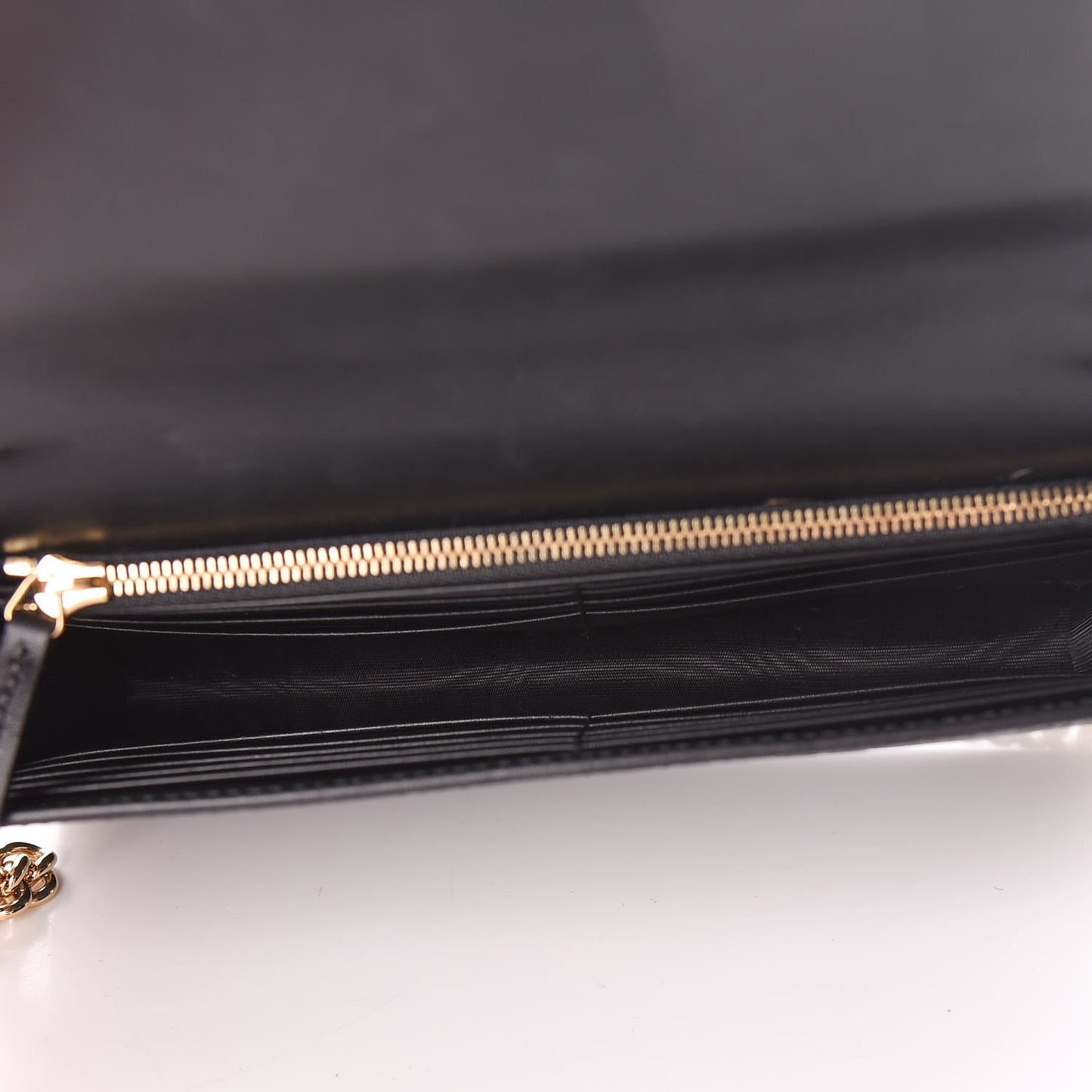 Guccissima Icon Chain Wallet Black