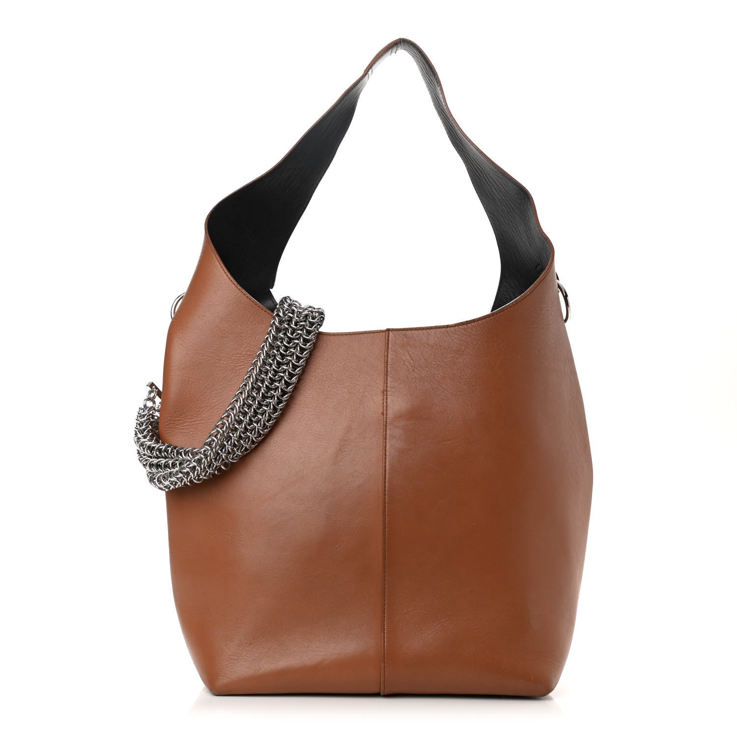 Alexander Wang Smooth Calfskin Genesis Box Chain Hobo Tan 1 of 14