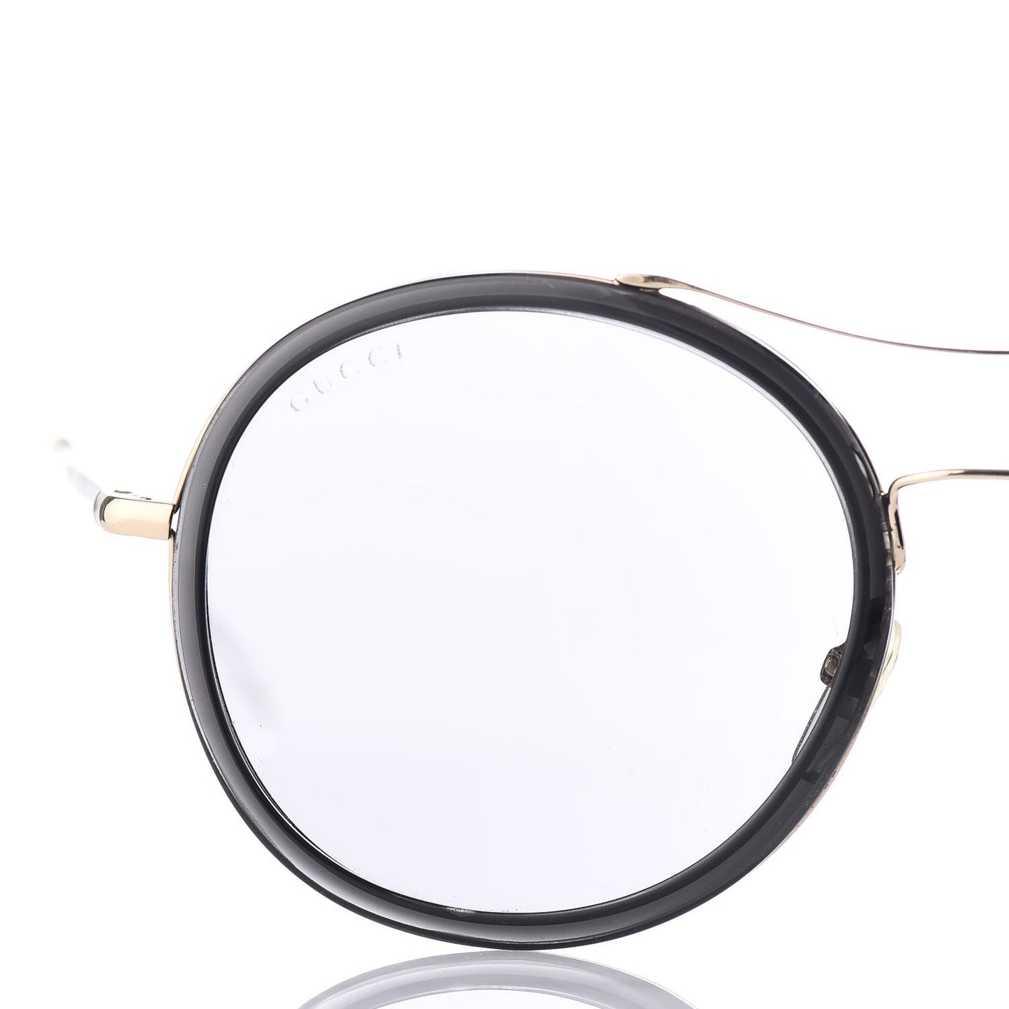 Round Frame Sunglasses GG4252/N/S Black