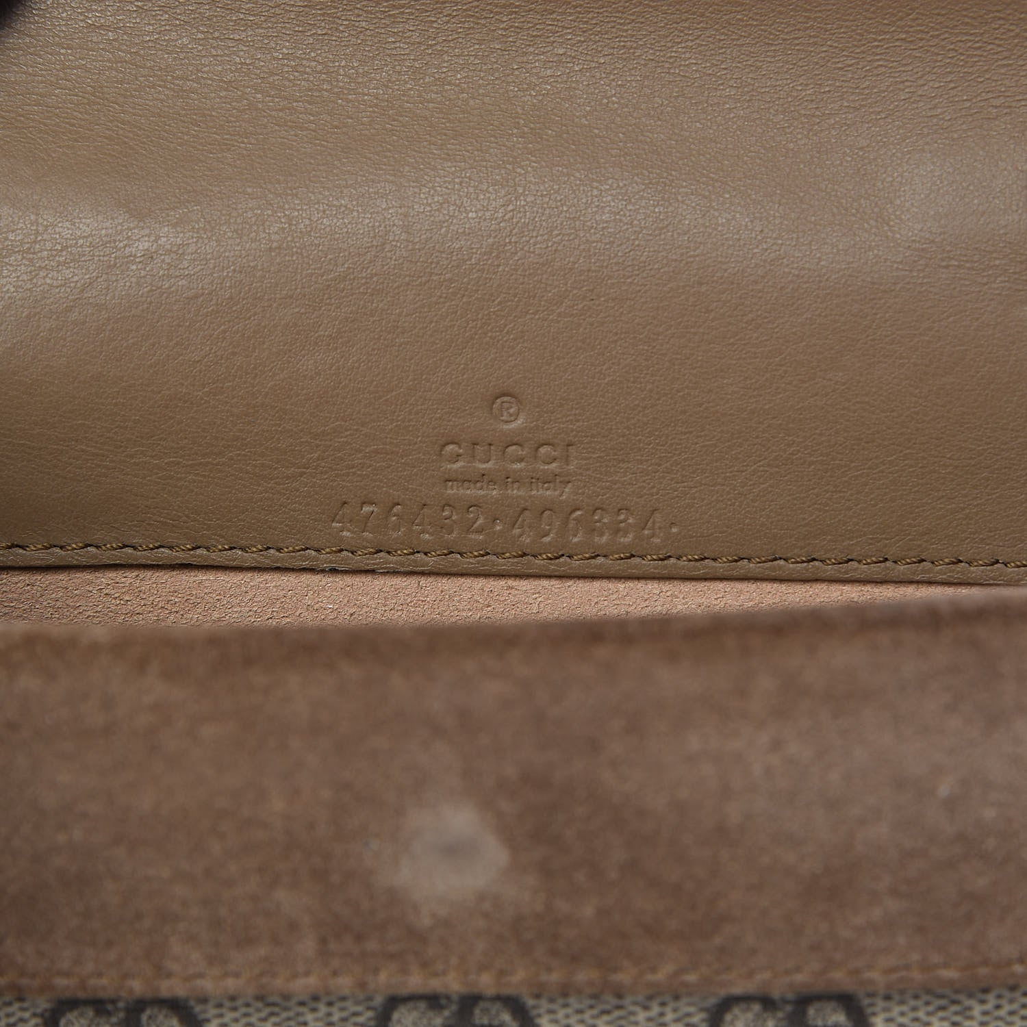 Gucci GG Supreme Monogram Super Mini Dionysus Shoulder Bag Taupe 5 of 11