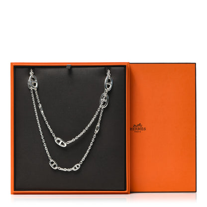 Hermes Sterling Silver Farandole Necklace 120 5 of 5