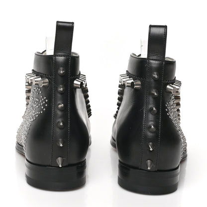 Gucci GG Calfskin Womens Brogue Jakarta Ankle Boots 38 Black 5 of 11