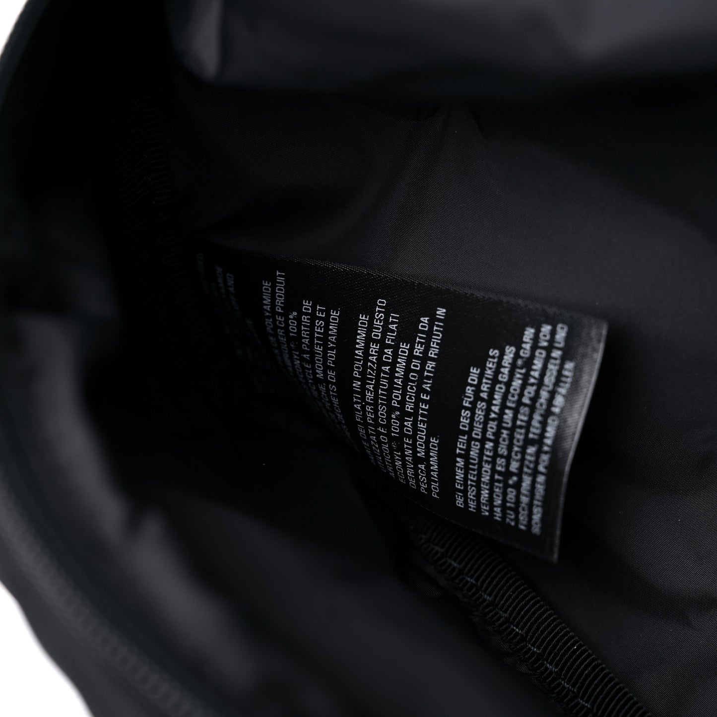 Sport Nylon Logo Embroidered Wheel Beltpack Black