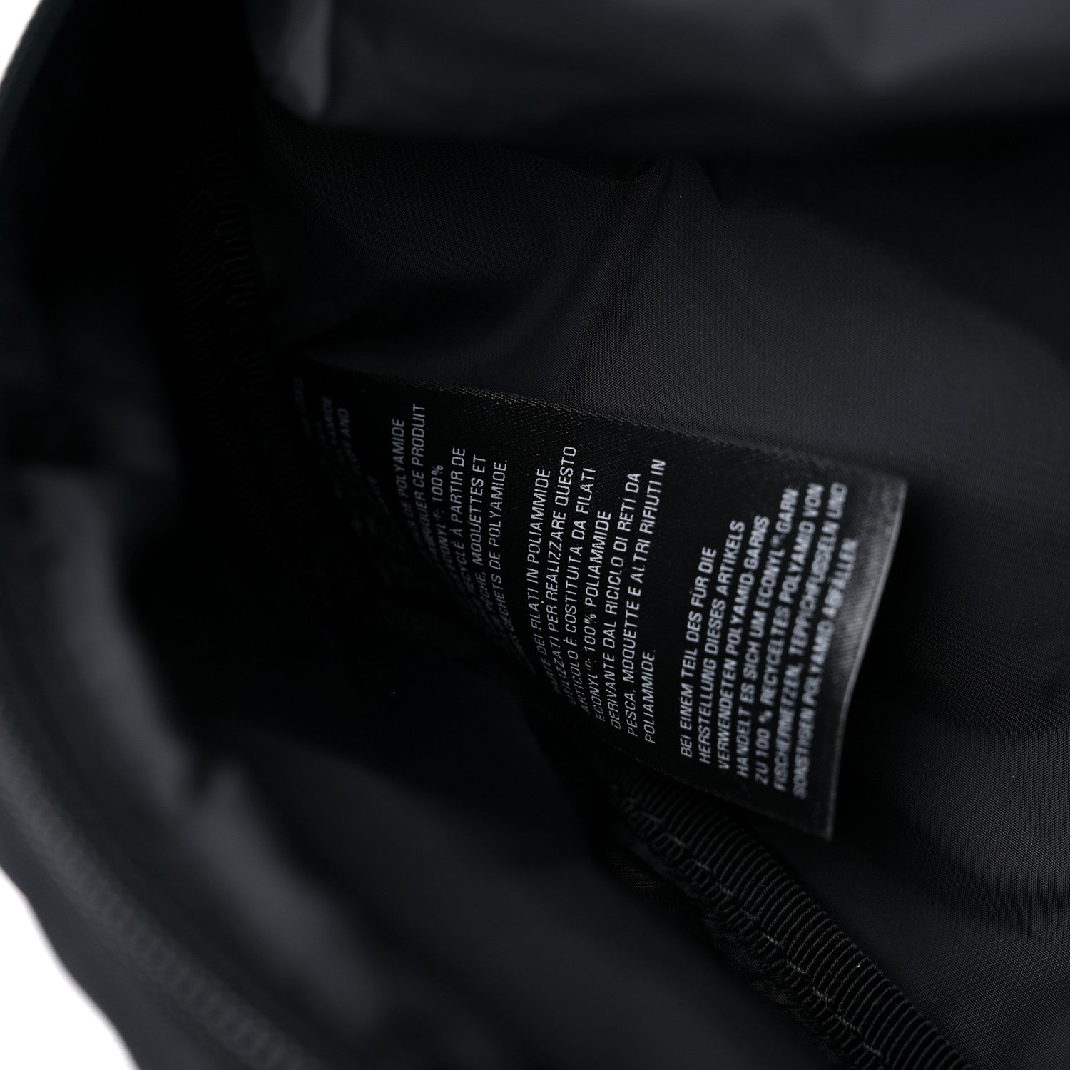 Balenciaga Sport Nylon Logo Embroidered Wheel Beltpack Black 7 of 10