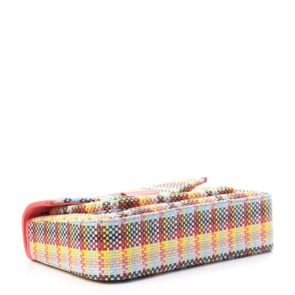 Fendi Nappa Intrecciato Be Baguette Shoulder Bag Multicolor Rosa Ecstasy 4 of 8
