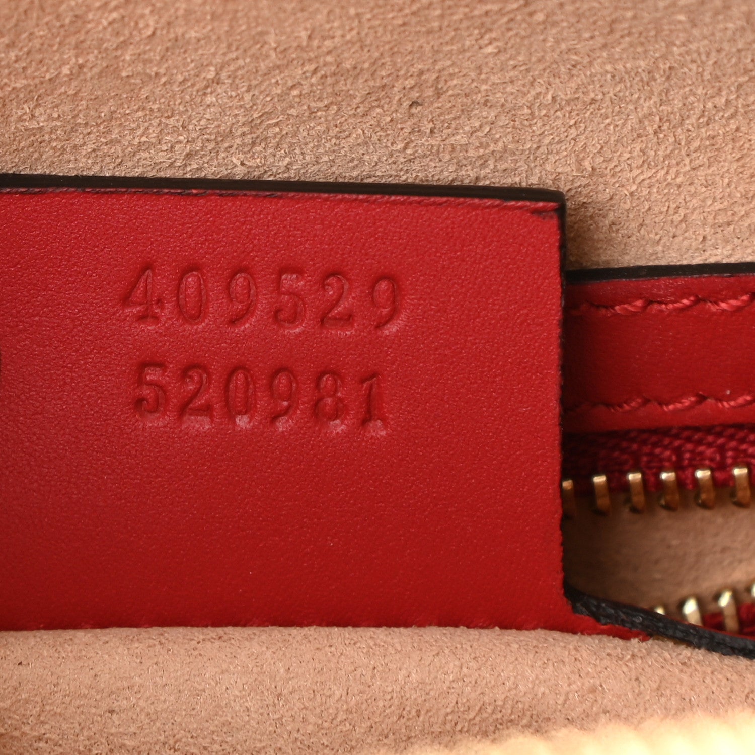 Gucci GG Supreme Monogram Heart Embroidered Small Boston Red 7 of 9