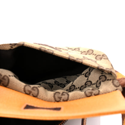 Gucci GG Monogram Web Double Pocket Belt Bag Yellow 5 of 19