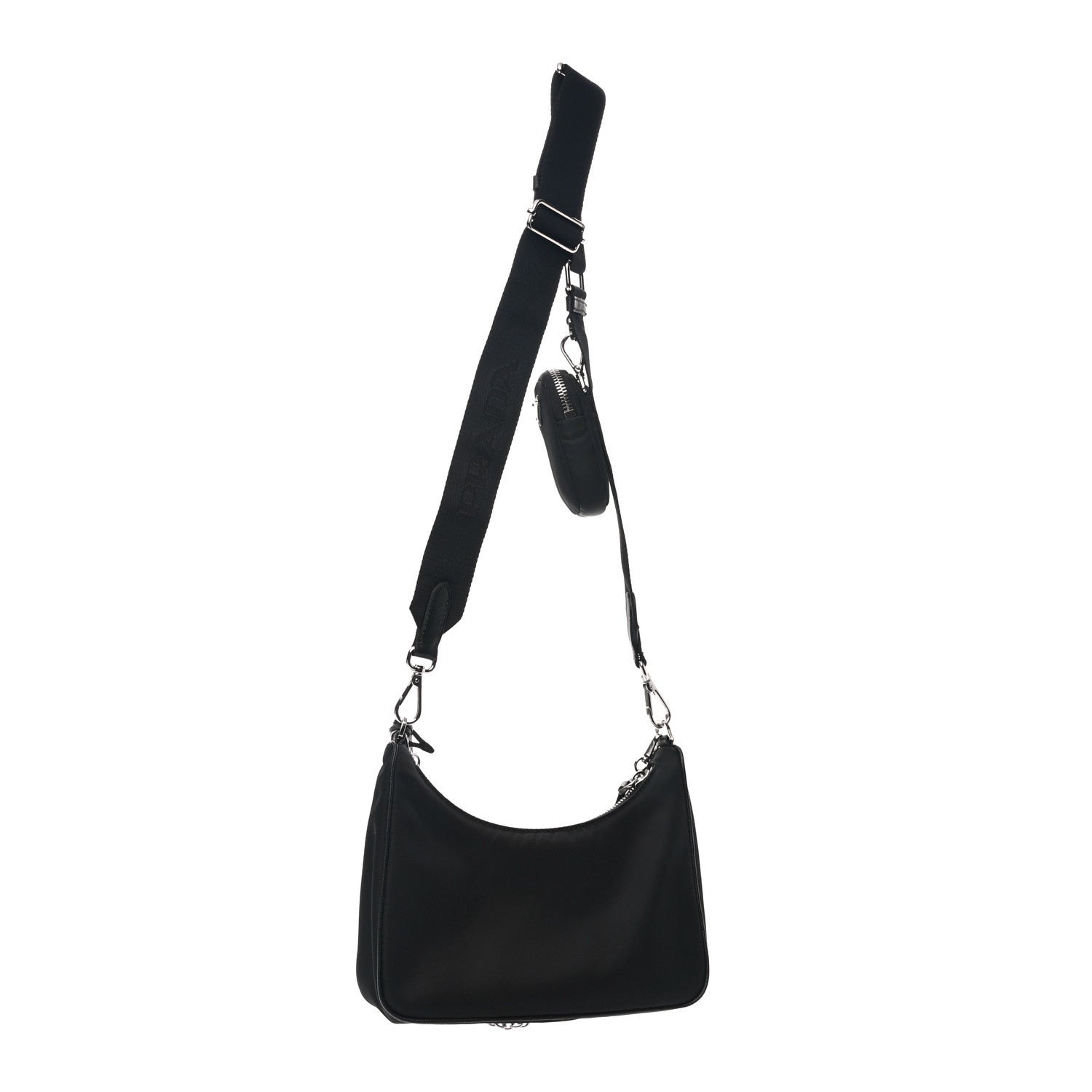 Prada Nylon Re-Edition 2005 Shoulder Bag Black 5 of 15