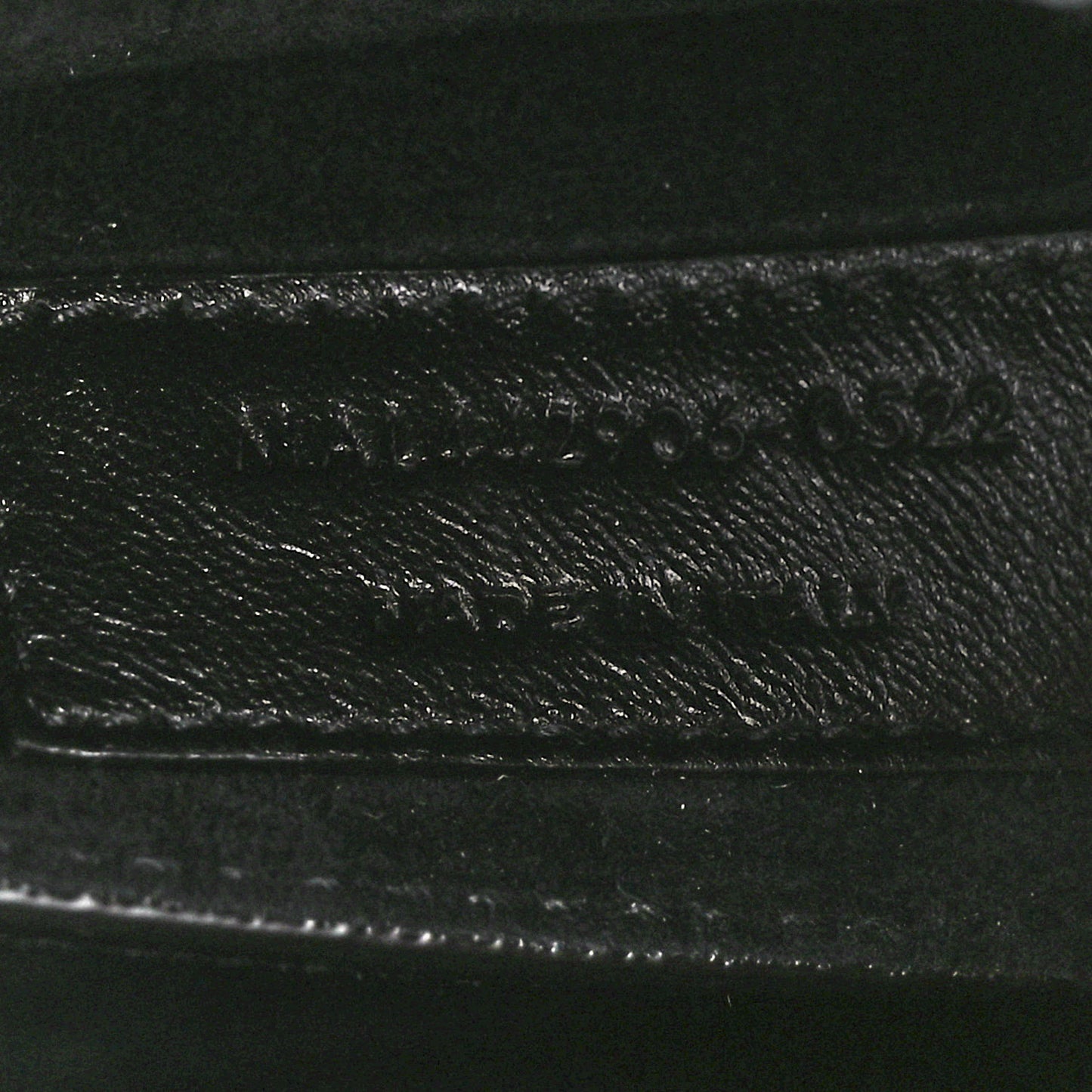 Calfskin Crocodile Embossed Medium Monogram Sunset Black