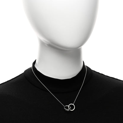 Tiffany Sterling Silver 1837 Interlocking Circles Pendant Necklace 2 of 5