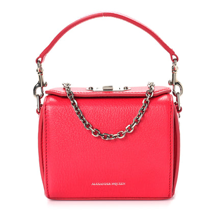 Alexander McQueen Silky Amish Grain Calfskin Box Shoulder Bag 19 Pink 1 of 9