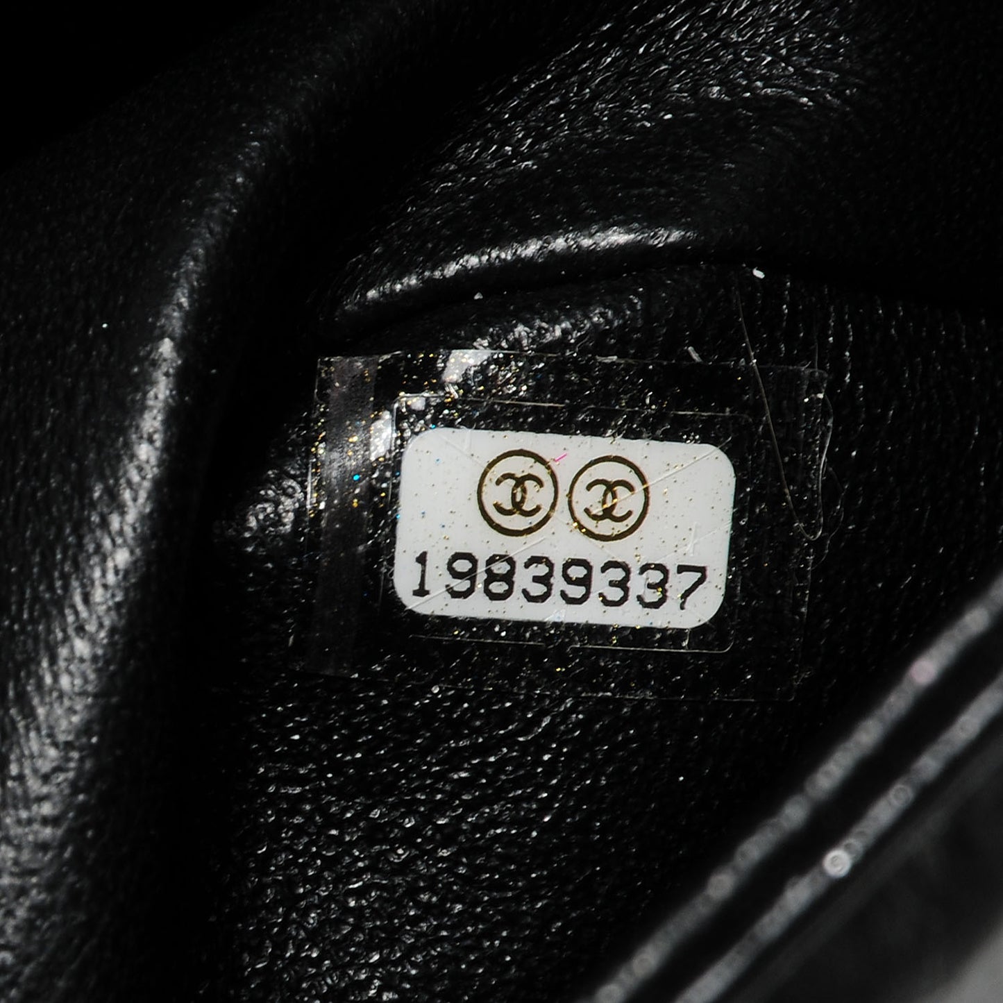 Glazed Calfskin 2.55 Reissue 226 Black Flap