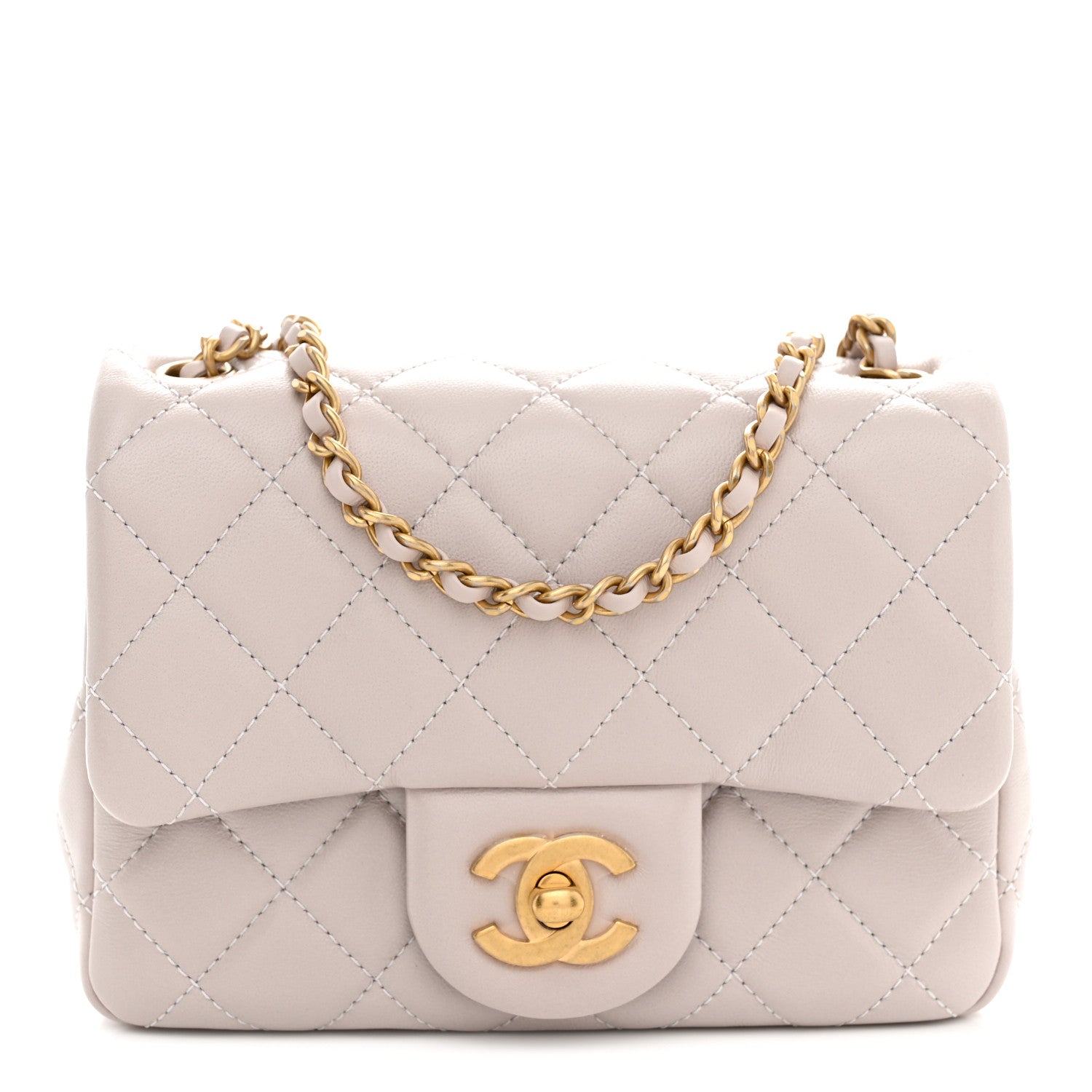 Chanel Lambskin Quilted Mini Pearl Crush Flap Light Purple 1 of 11