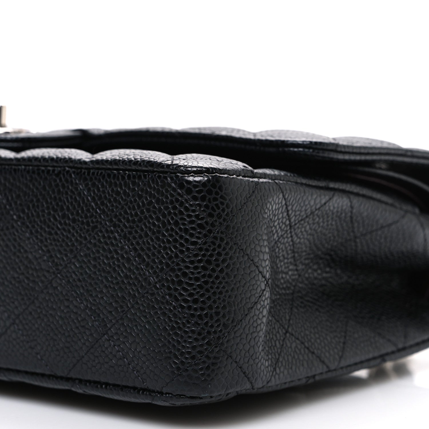Chanel Caviar Quilted Medium Double Flap Black 10 of 11
