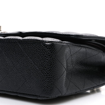 Chanel Caviar Quilted Medium Double Flap Black 10 of 11