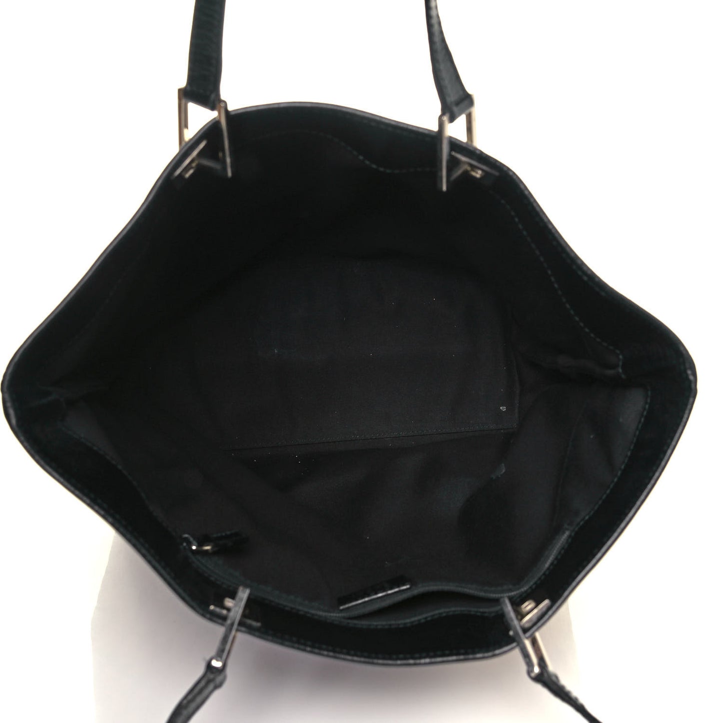 Monogram Large Bucket Tote Black