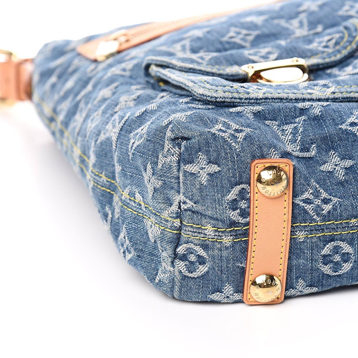Louis Vuitton Denim Baggy GM Blue 8 of 11