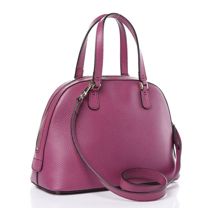 Gucci Dollar Calfskin Dome Bag Purple 3 of 11