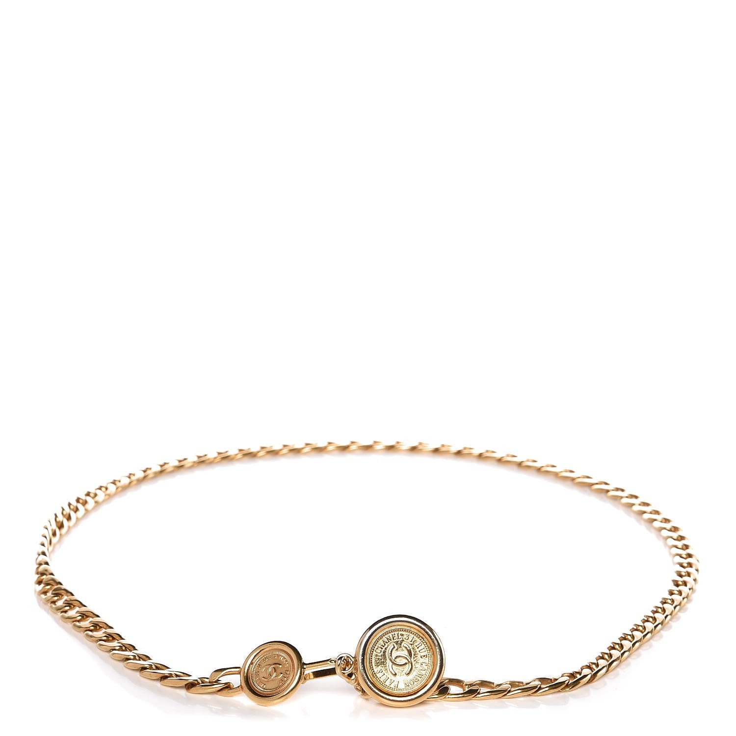Chanel Chain CC 31 Rue Cambon Medallion Belt Gold 1 of 4