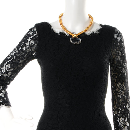 Chanel Crystal Necklace Gold 2 of 5