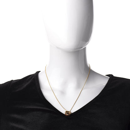 Hermes Swift O'Maillon Pendant Necklace Gold 2 of 8