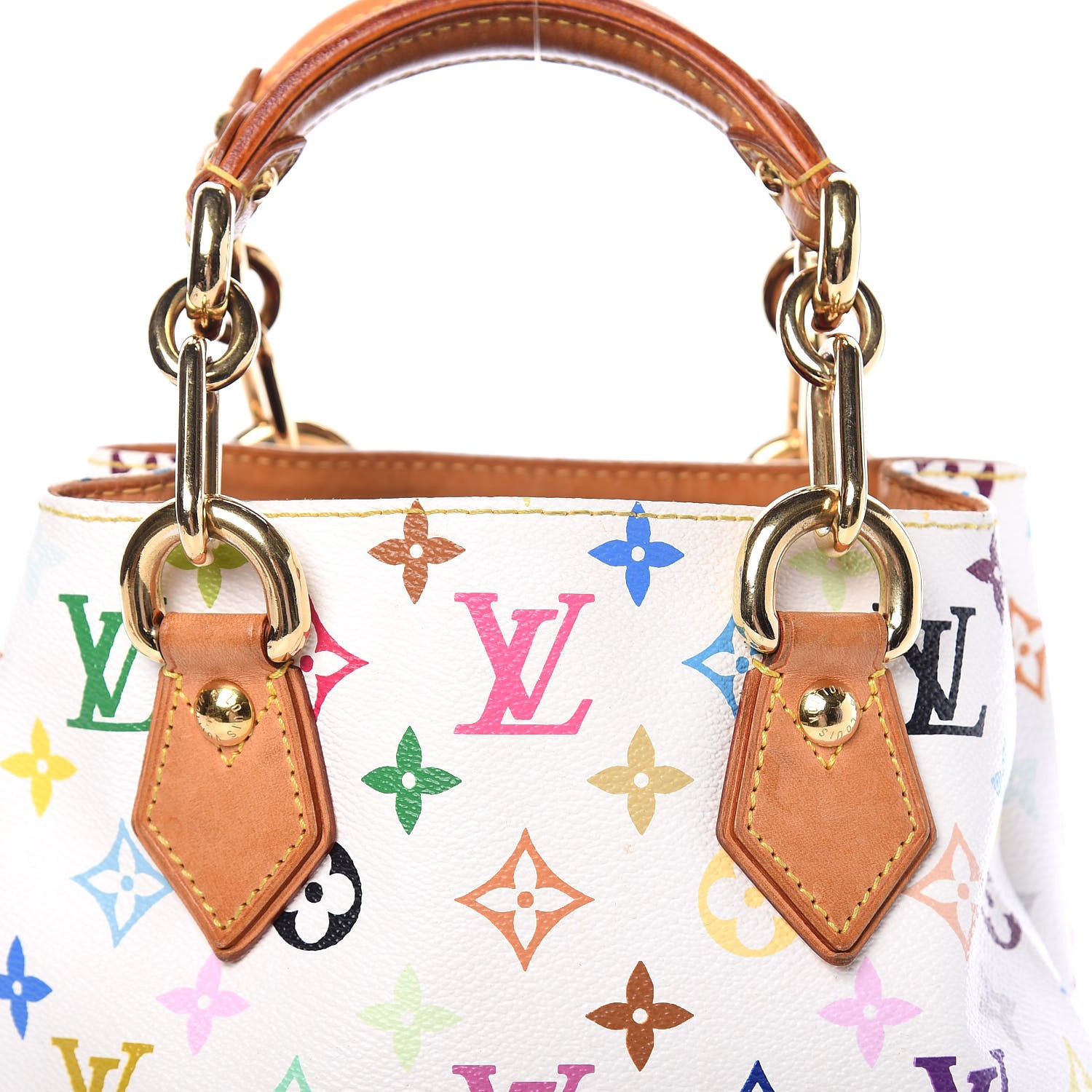 Louis Vuitton Monogram Multicolor Audra White 8 of 8