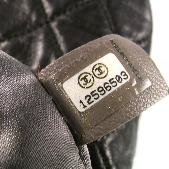 Chanel Lambskin Chain Mail Hobo Black 8 of 9