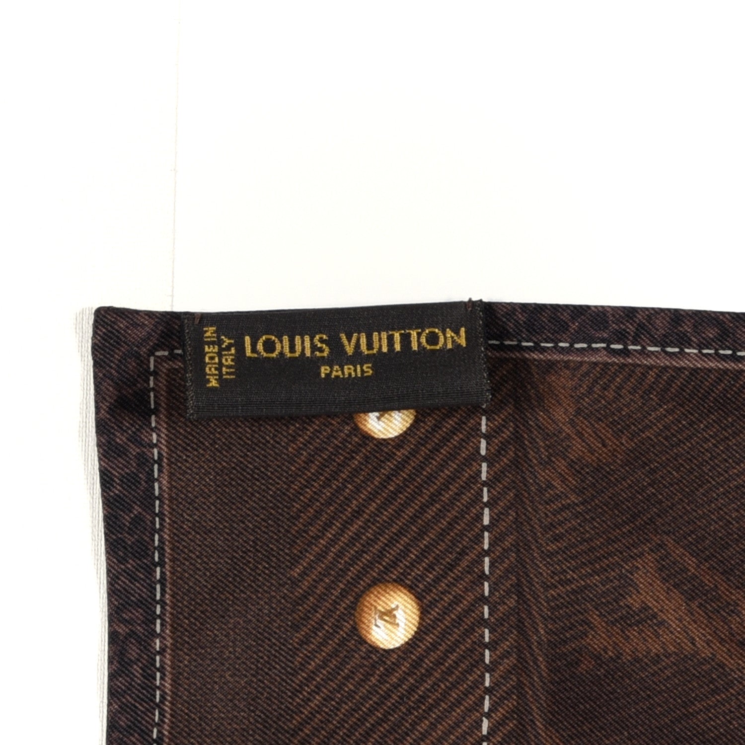 Louis Vuitton Silk Monogram New Denim Bandeau Ebene 4 of 4