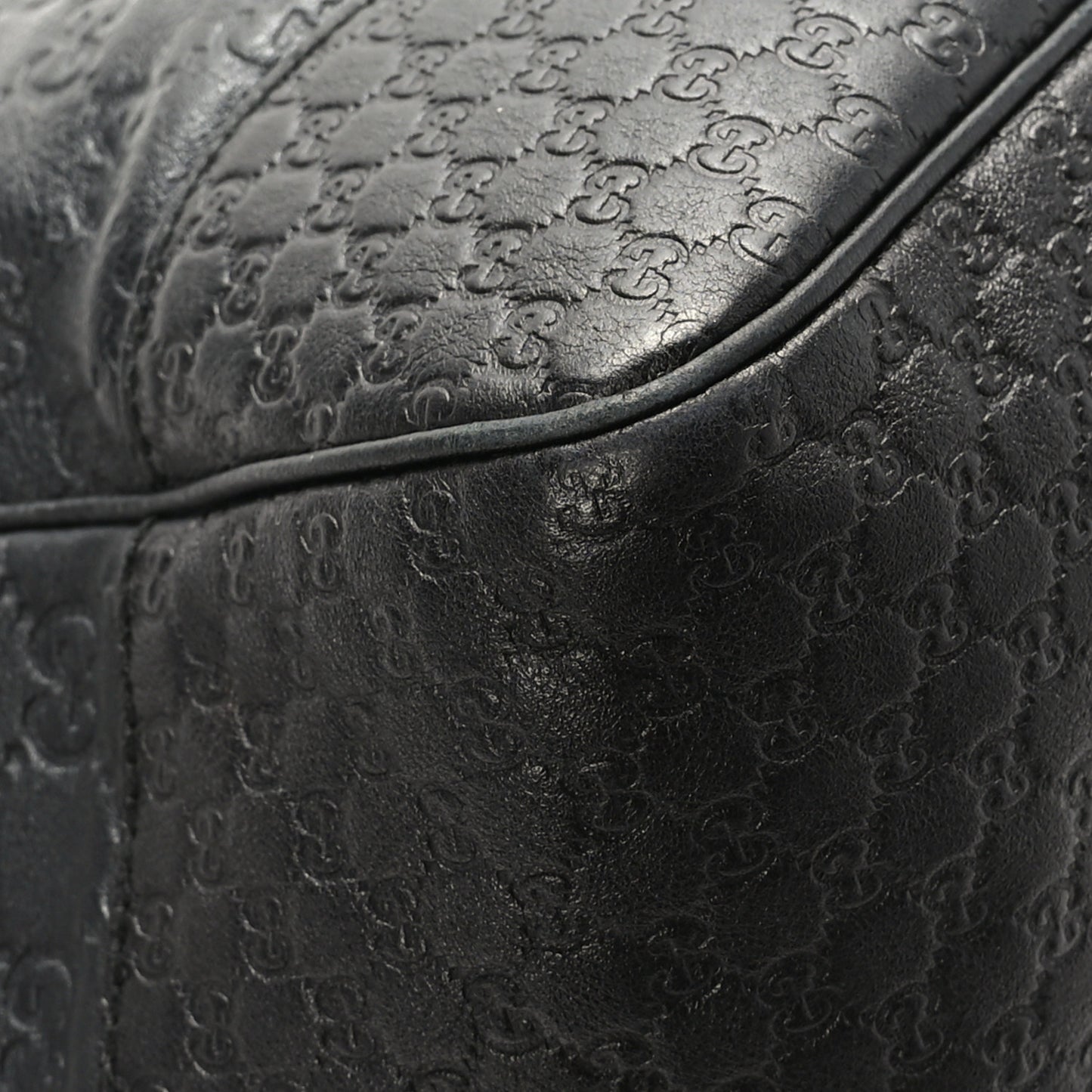 Guccissima Medium Bree Zippered Tote Black