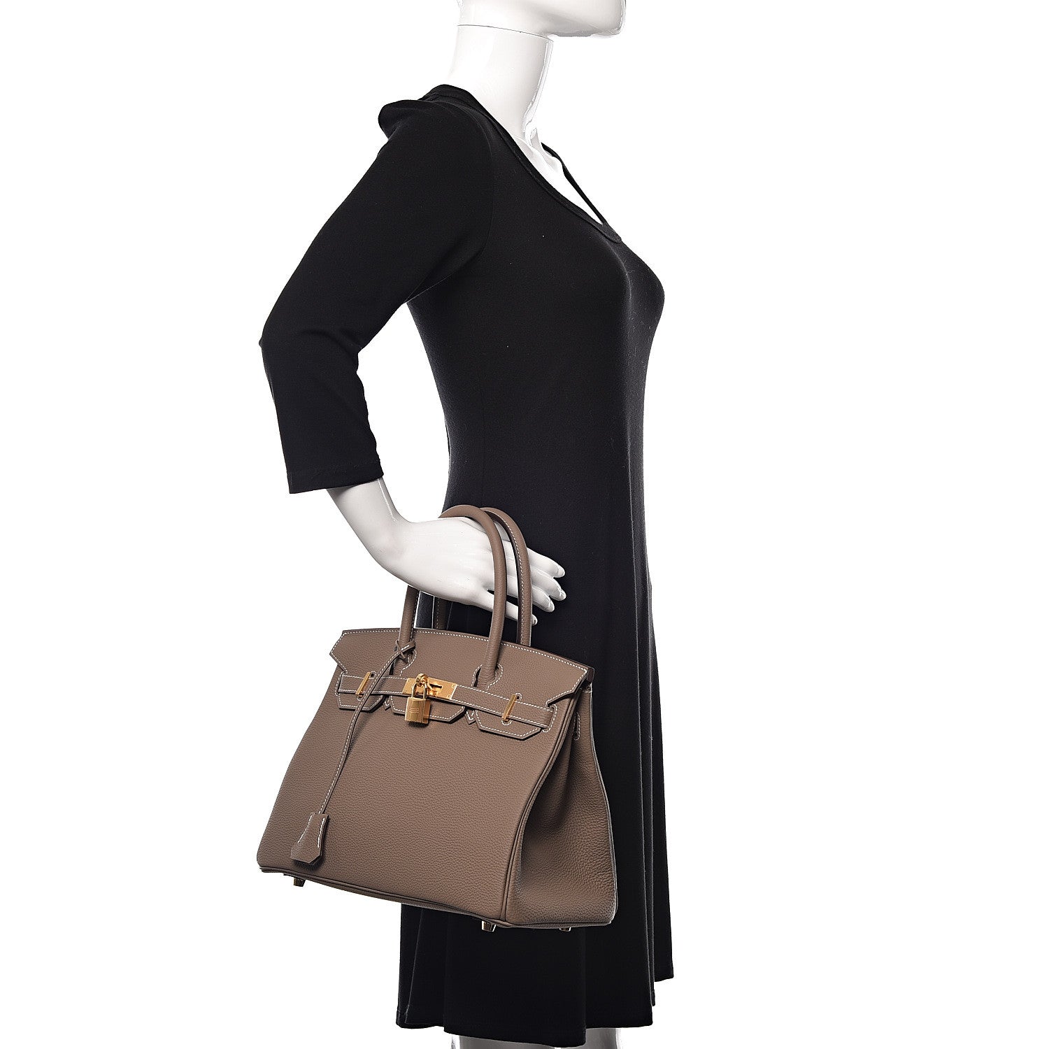 Hermes Togo Birkin 30 Etoupe 2 of 33