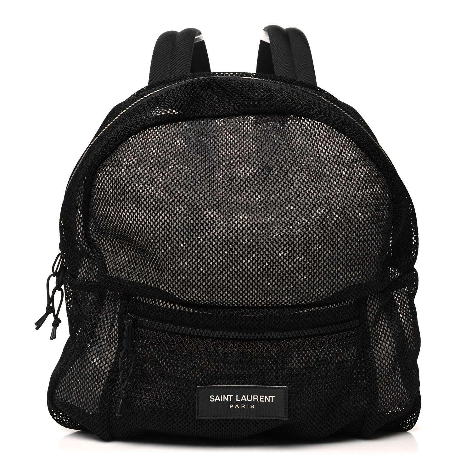 Saint Laurent SAINT LAURENT Nylon Mesh Backpack Black 1 of 10