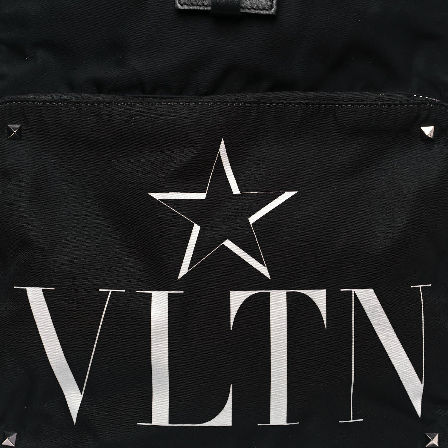Valentino Garavani Nylon Star VLTN Rockstud Backpack Black 6 of 11