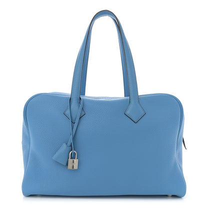 Hermes Taurillon Clemence Victoria II 35 Bleu Paradis 1 of 11