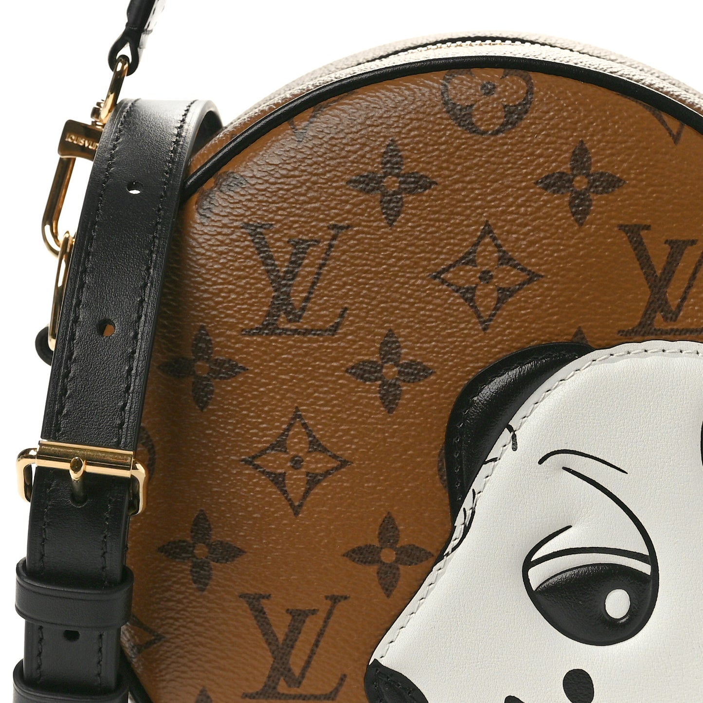 Reverse Monogram Dog Animation Petite Boite Chapeau