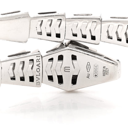 Bulgari 18K White Gold Serpenti Viper Bracelet M 3 of 4