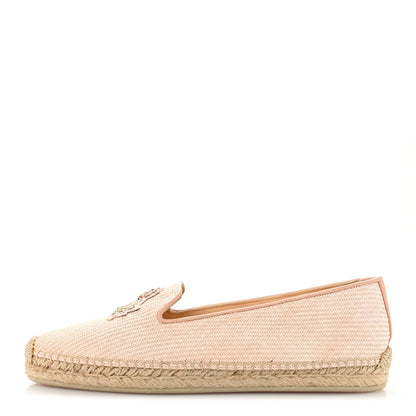 Christian Louboutin Nanou Orlato Donna Espadrilles 40 Paille Croisette 1 of 9