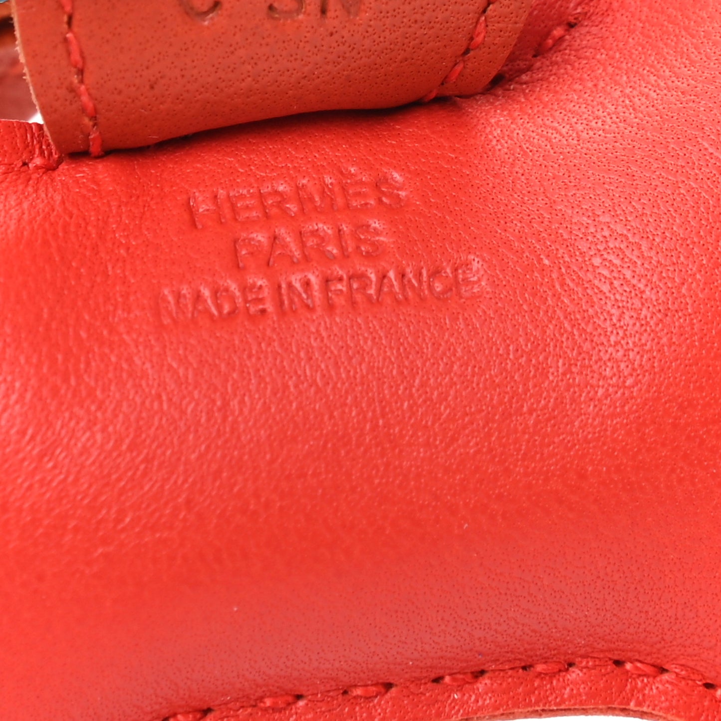 Milo Lambskin Grigri Rodeo Horse Bag Charm PM Capucine Celeste Cornaline