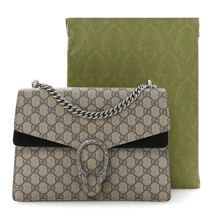 Gucci GG Supreme Monogram Medium Dionysus Shoulder Bag Black 11 of 11
