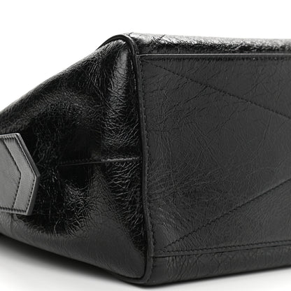 Givenchy Creased Patent Calfskin Medium ID Flap Black 9 of 10
