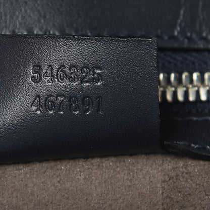 Gucci Soft GG Supreme Monogram Blooms Vertical Tote Blue 7 of 9