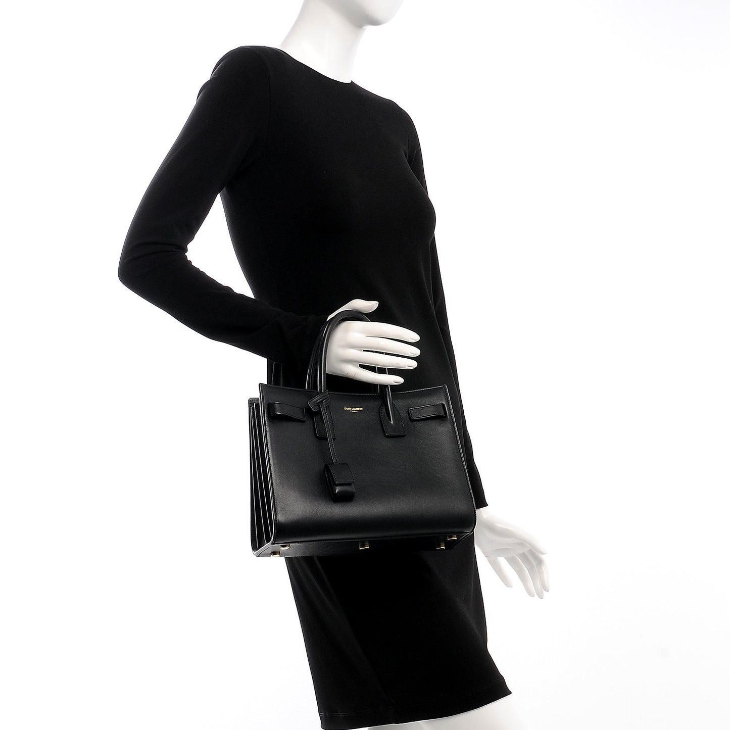 Calfskin Baby Sac De Jour Black