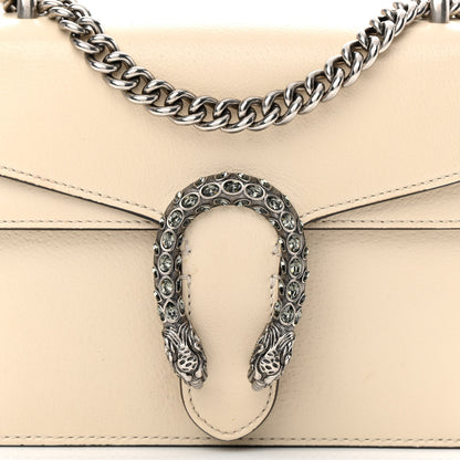Gucci Textured Calfskin Crystal Mini Dionysus Shoulder Bag Mystic White 8 of 13