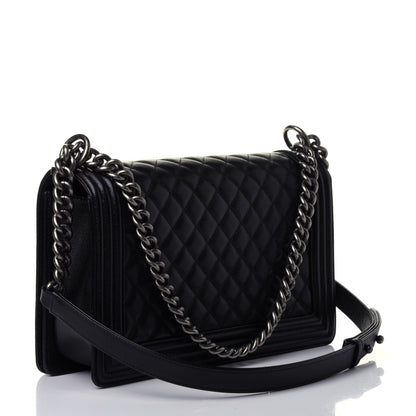 Chanel Caviar Quilted New Medium Boy Flap Black 2 of 4