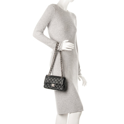 Chanel Caviar Quilted Mini Rectangular Flap Black 2 of 7